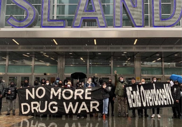 New York Protest Tells Politicians to Stop Targeting Harm Reduction